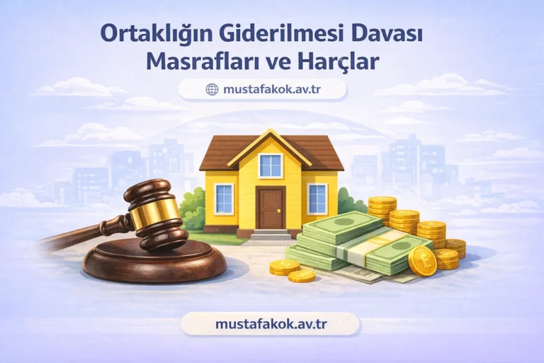 Ortaklığın Giderilmesi Davasında Mahkeme Harçları, Bilirkişi Ücretleri Ve Diğer Yargılama Giderleri Davanın Masraflarını Oluşturur.