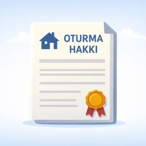 Oturma Hakkını Gösteren Tapu Belgesi 